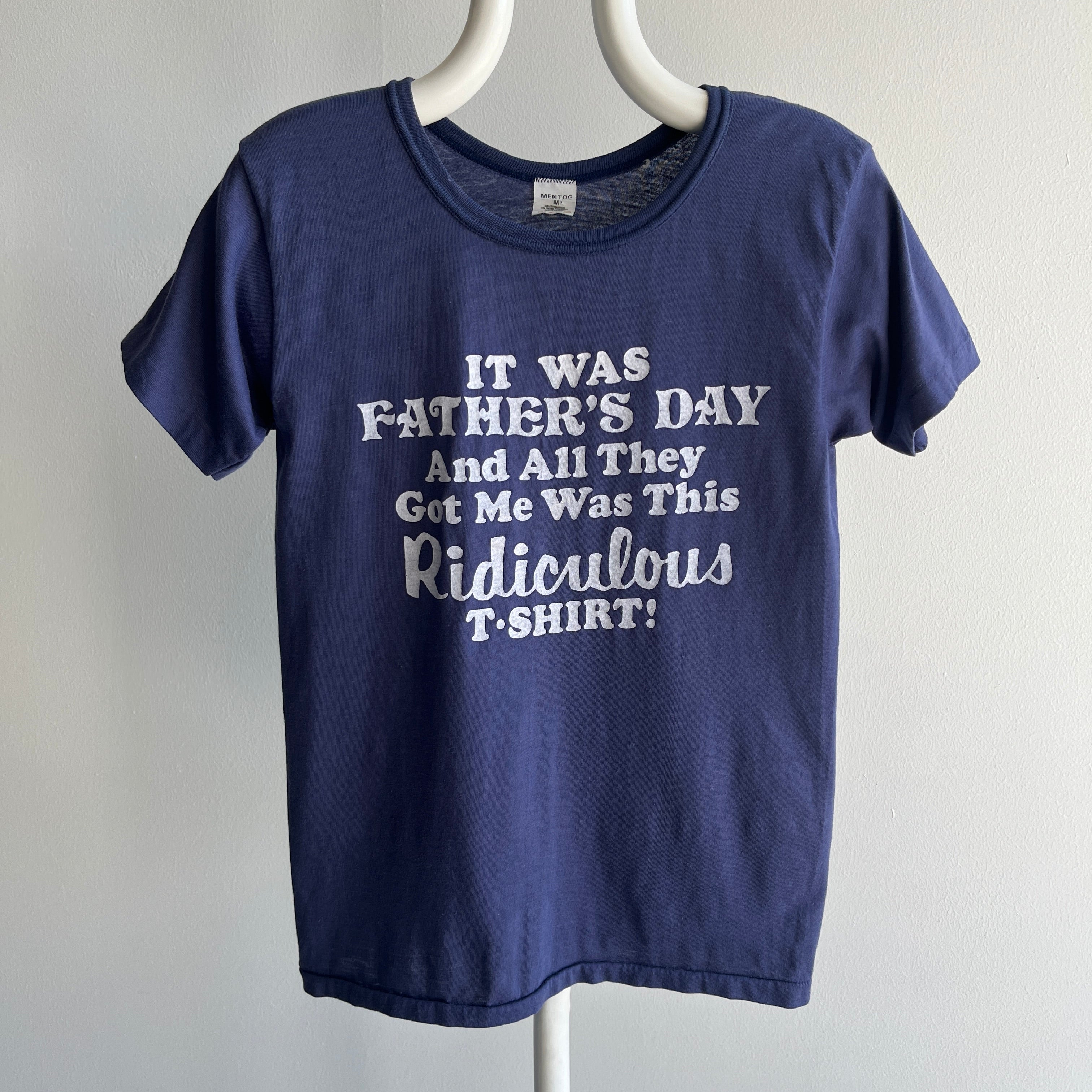 1980s It Was Father's Day and ALL They Got Me... Ring T-Shirt