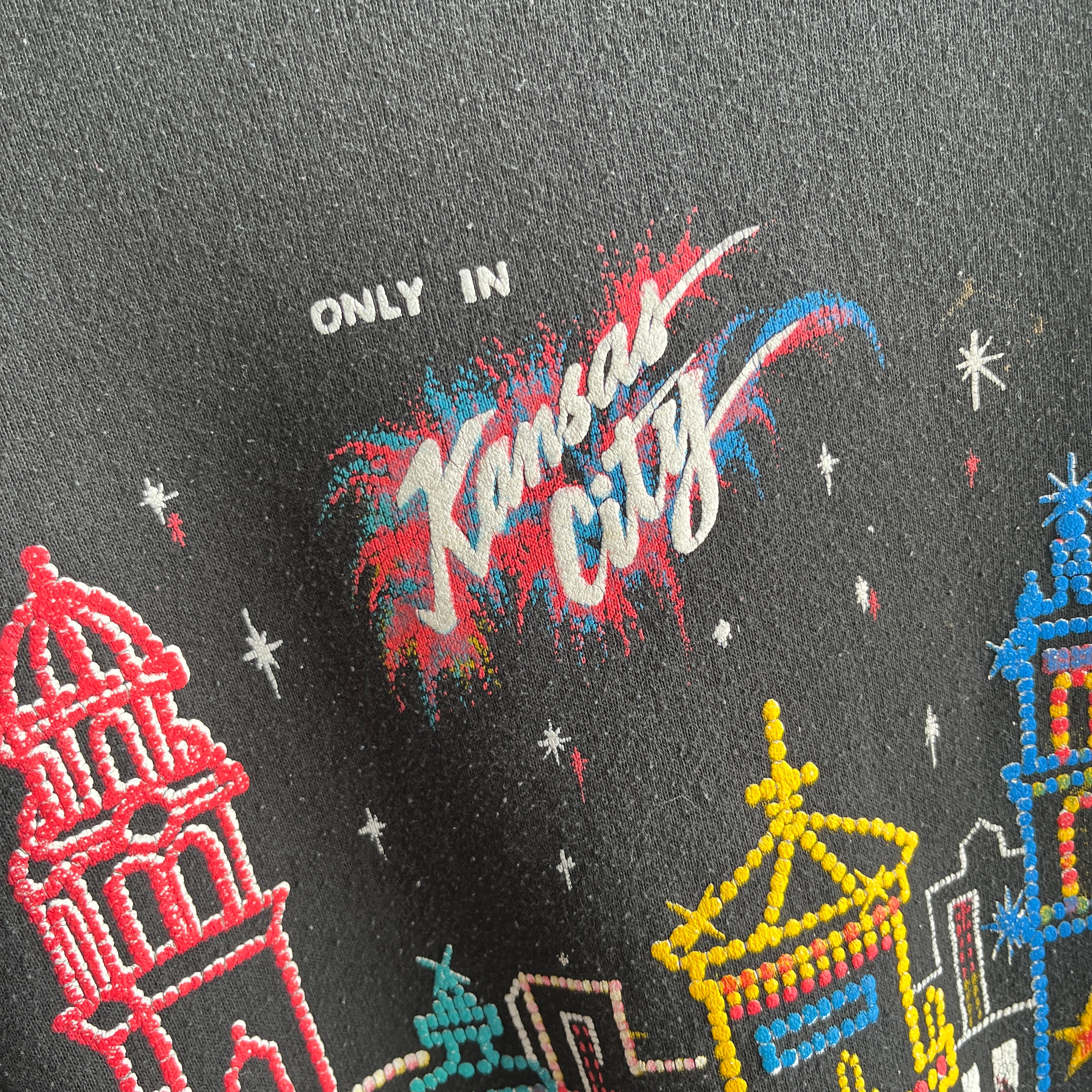 1980s Kansas City Graphic Sweatshirt