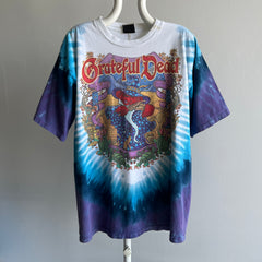 2000 Grateful Dead Terrapin Moon Front and Back T-Shirt by Liquid Blue