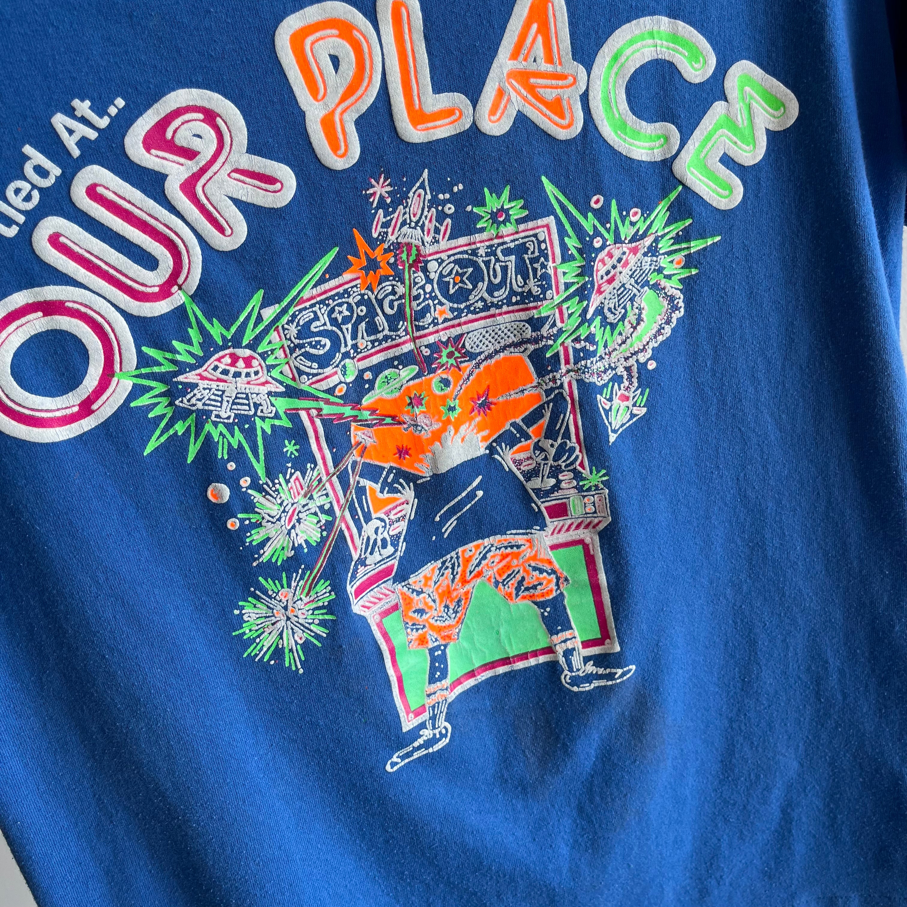 1980s I partied At Our Place Arcade T-Shirt