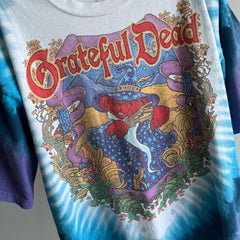 2000 Grateful Dead Terrapin Moon Front and Back T-Shirt by Liquid Blue