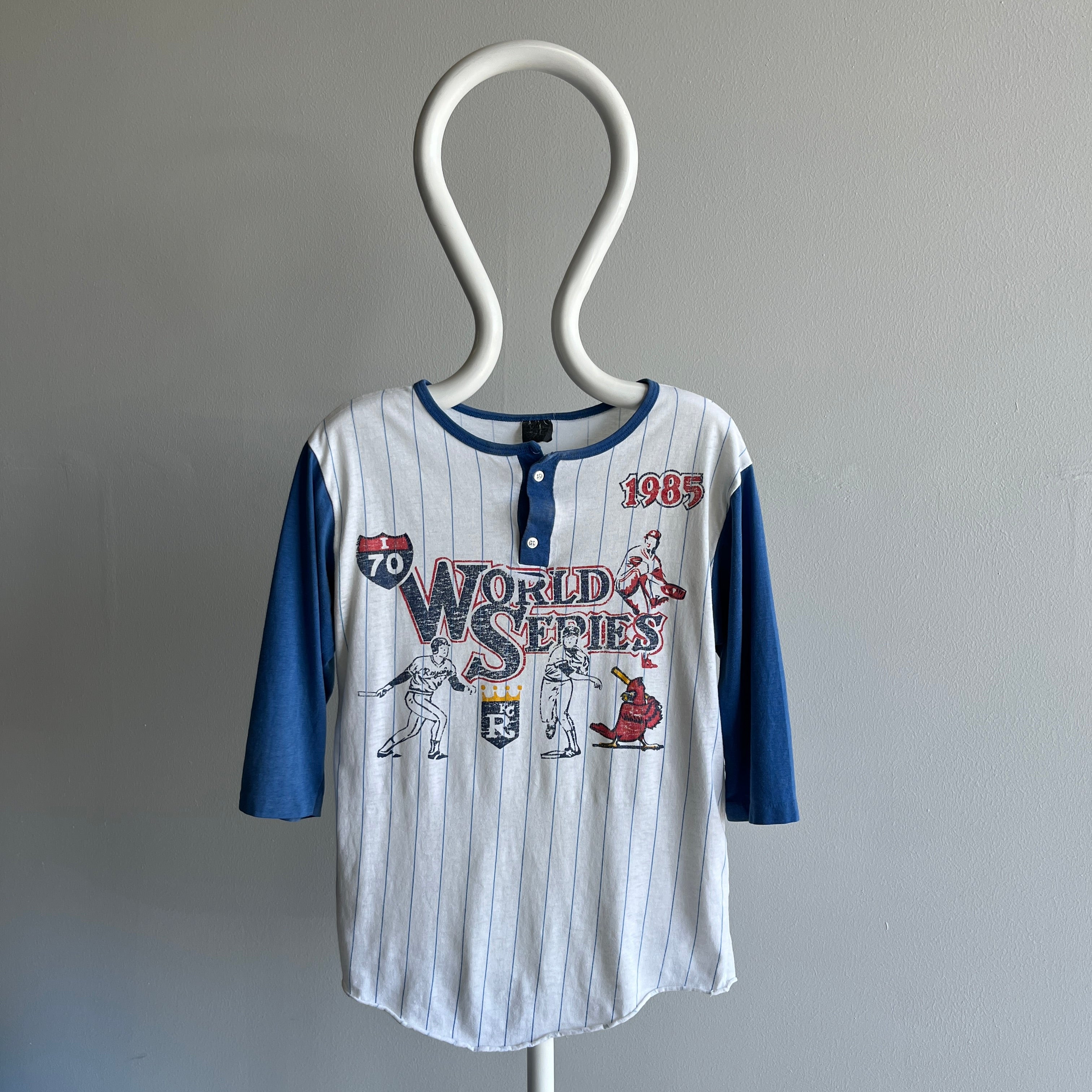 1985 World Series KC Royals vs. St. Louis Cardinals Henley