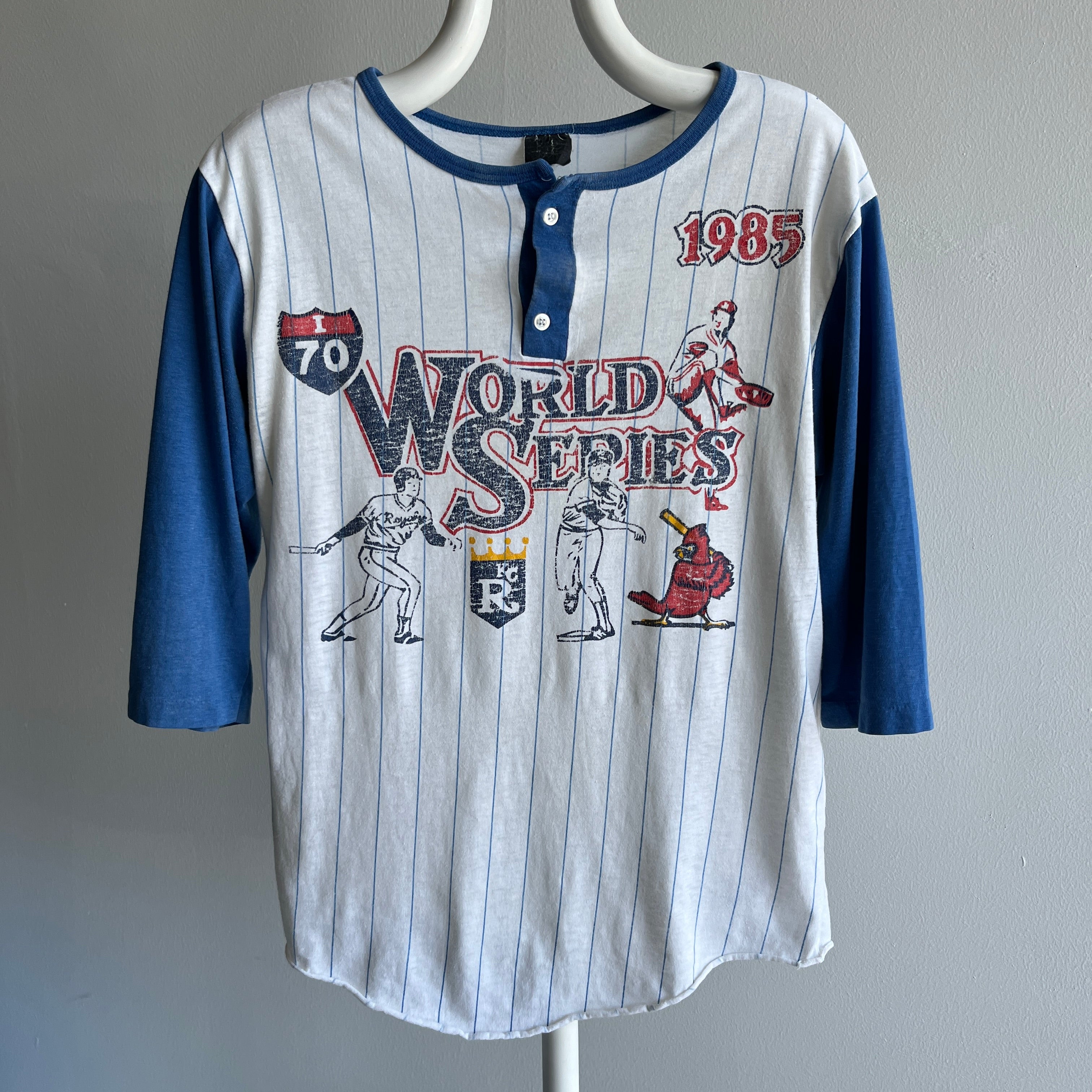 1985 World Series KC Royals vs. St. Louis Cardinals Henley