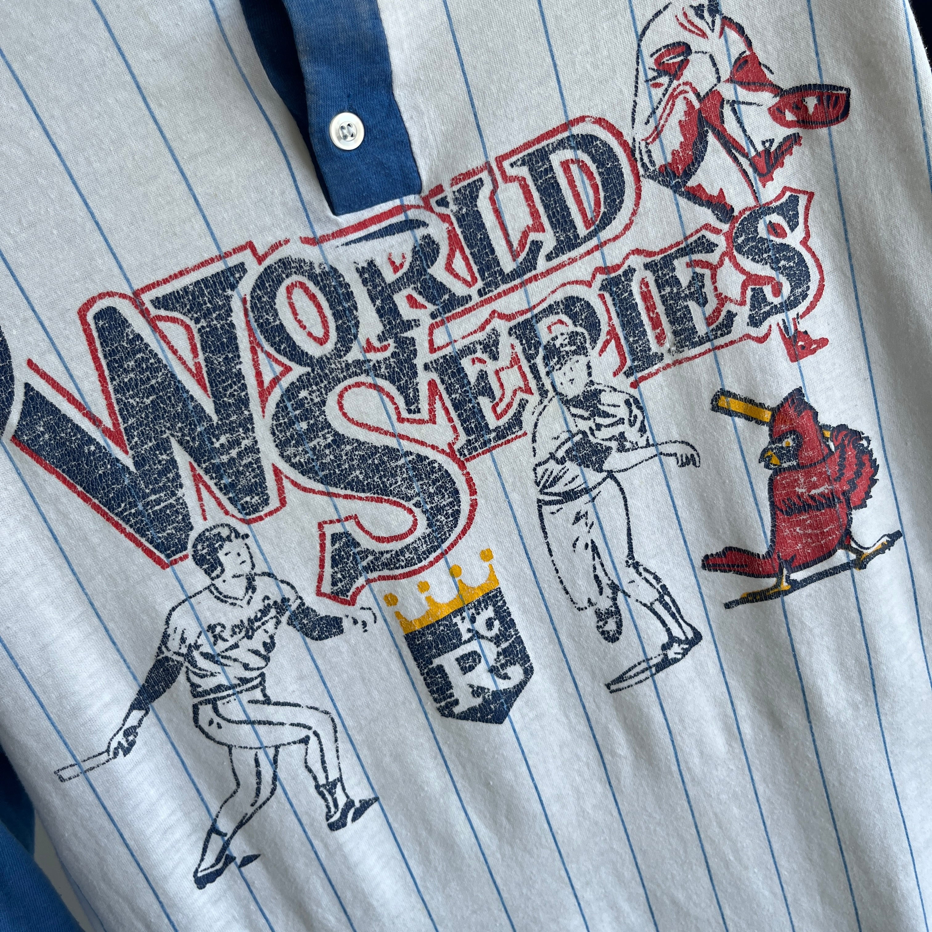 1985 World Series KC Royals vs. St. Louis Cardinals Henley