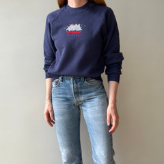 1980s Barbara Hand Stitched Sailboat Sweatshirt - Barb!