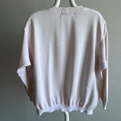 1980s Pale Pink Pocket Sweatshirt