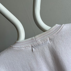 1980s Pale Pink Pocket Sweatshirt