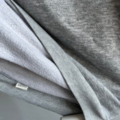 1980s Gray with Red Piping Hoodie