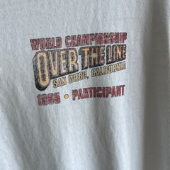 1995 OMBAC 42nd Annual World Champion Fiesta Island, San Diego Tattered, Torn and Worn T-Shirt - The Backside!