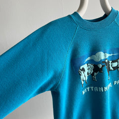 1980s Kittanning, PA Cow Sweatshirt - Yes, Cow Sweatshirt