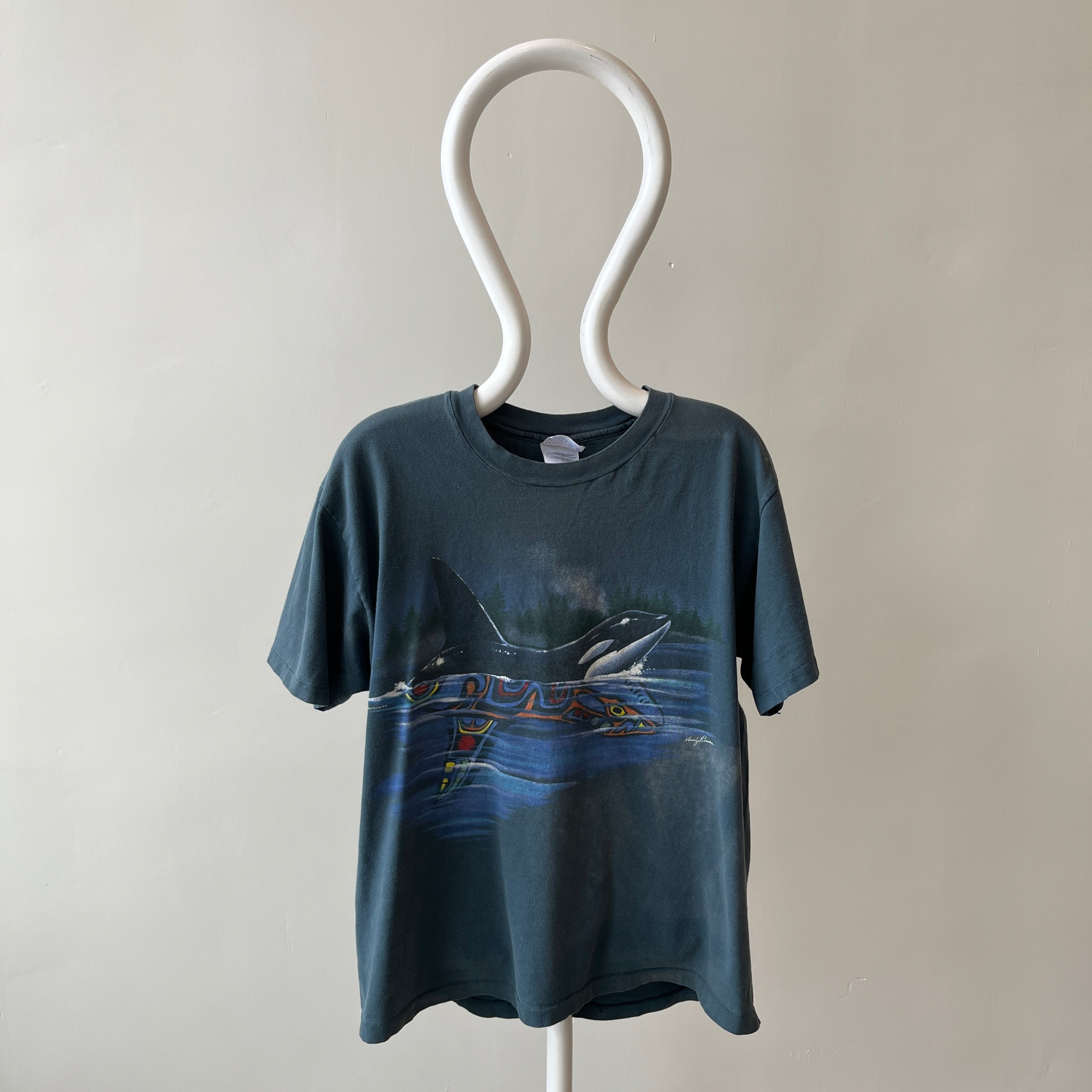 1994 Whale and Spirit Whale T-Shirt by Harlequin