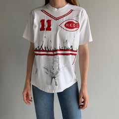 1990s Cincinnati Reds Front and Back (The Back!!!) Next Level T-Shirt