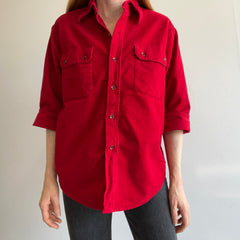 1960/70s Gokey St. Paul 1/2 Sleeve Red Flannel