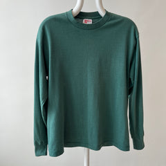 1980s Hunter/Forest Faded Green Long Sleeve by Sunbelt