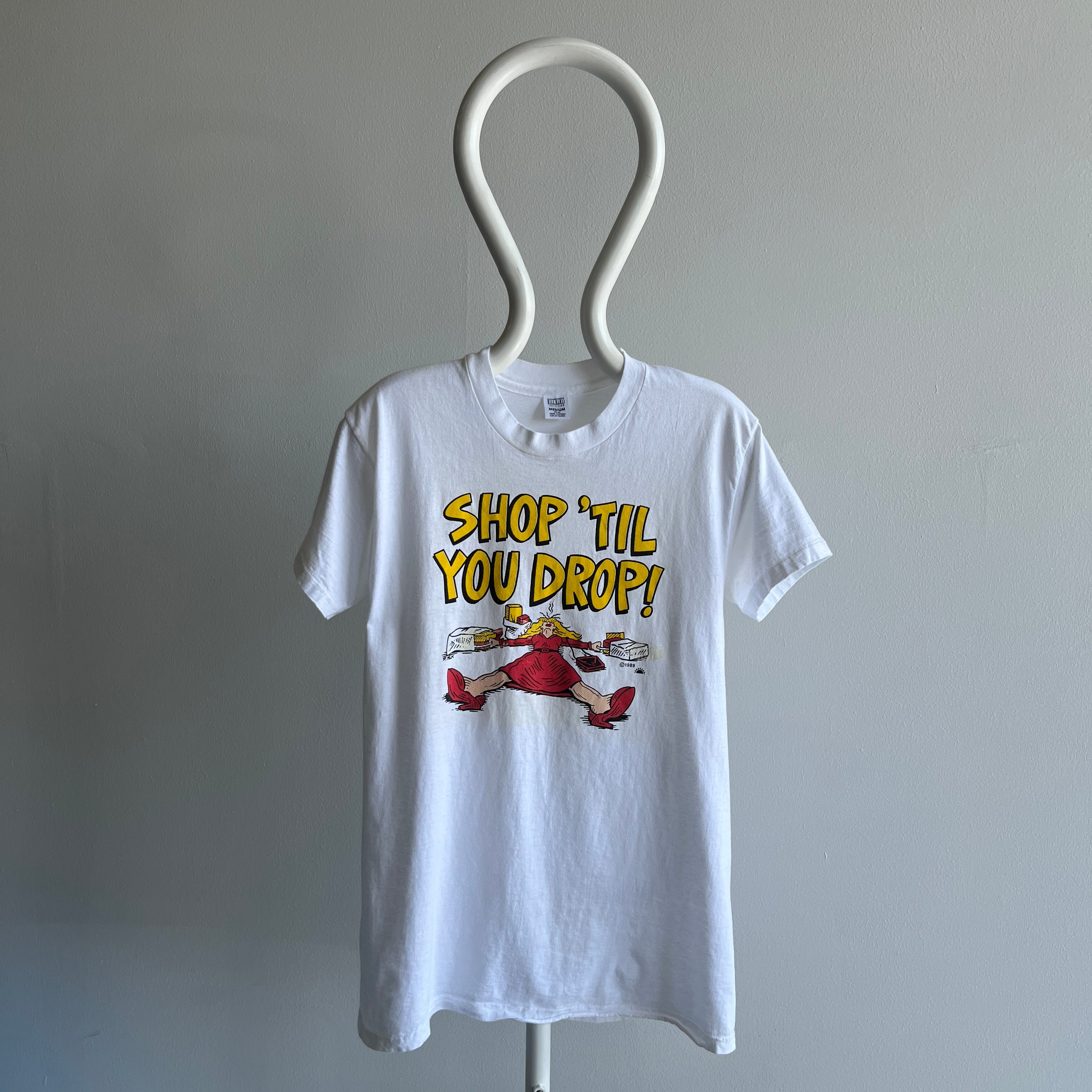 1989 Shop 'Til You Drop T-Shirt by Gitano (IYKYK)