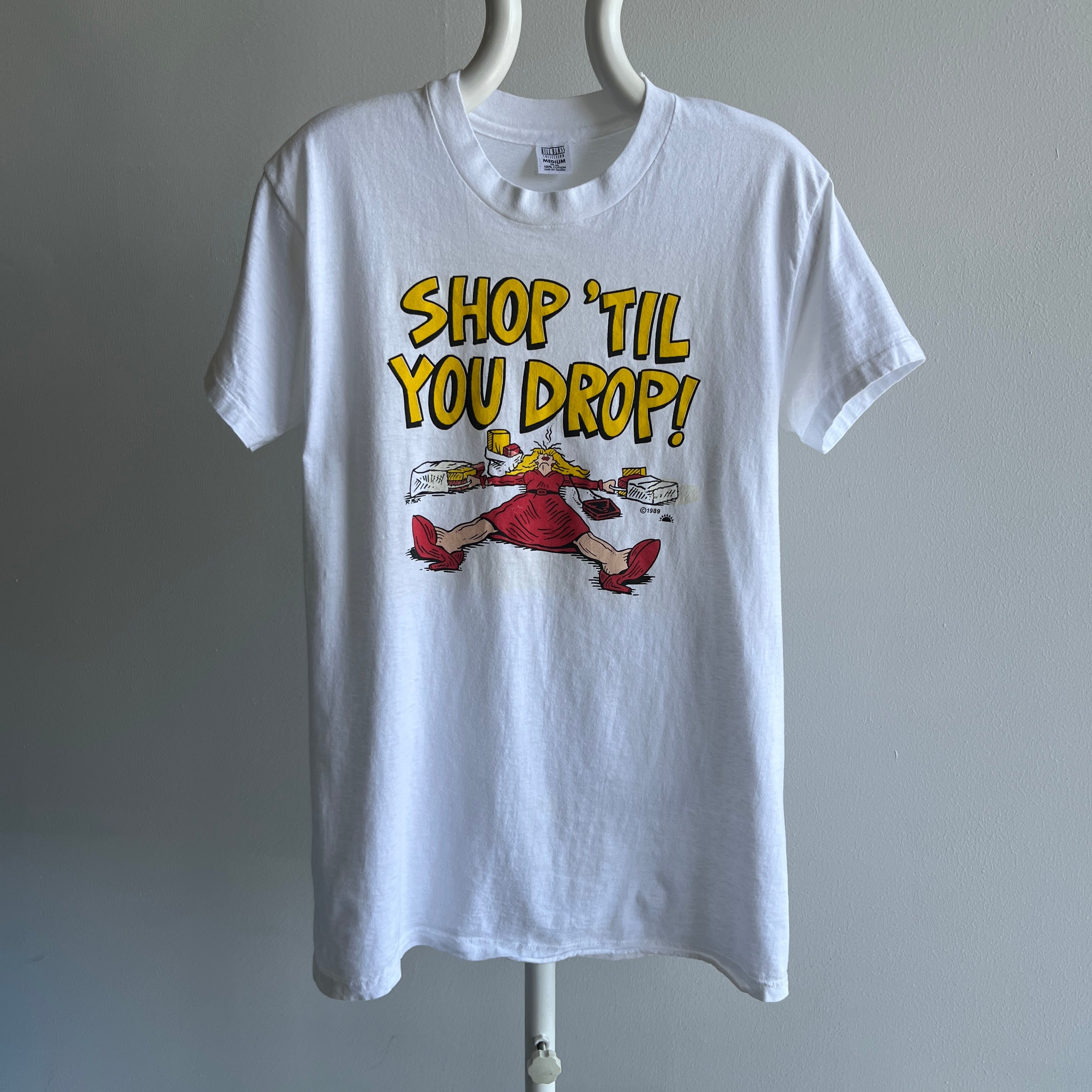 1989 Shop 'Til You Drop T-Shirt by Gitano (IYKYK)