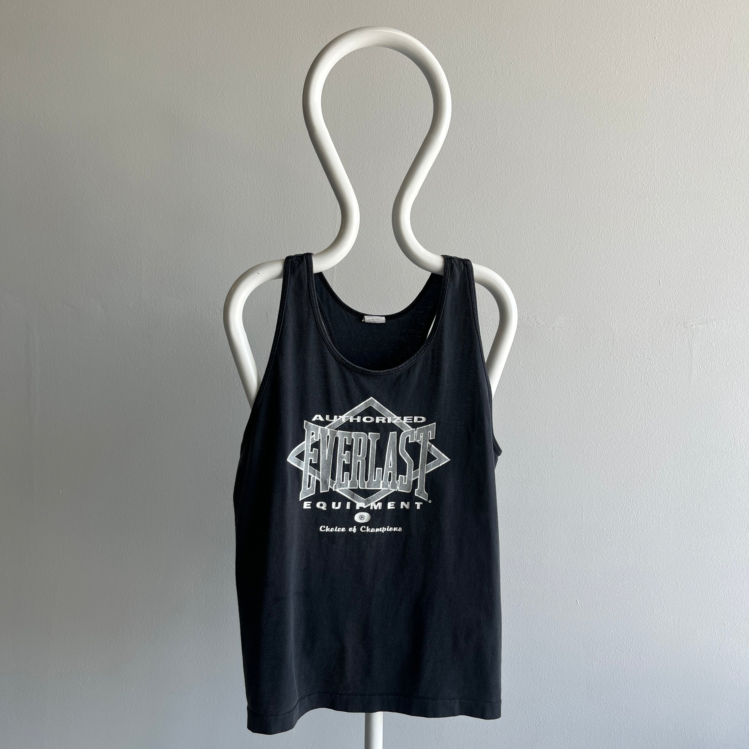 1980s Faded Cotton Everlast Tank Top - Remember Them???