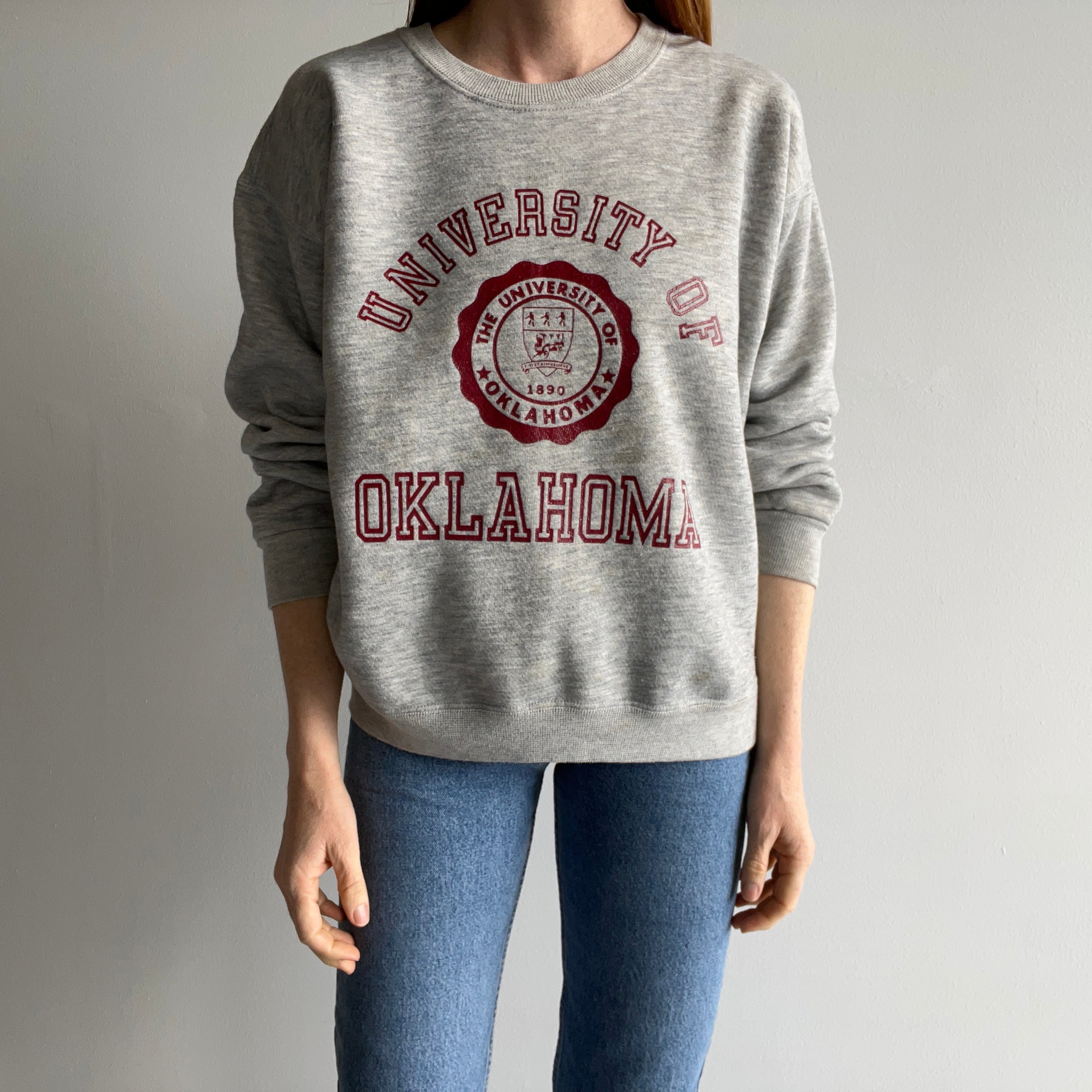 1980s University of Oklahoma Sweatshirt by Jansport (But Really Bassett Walker)