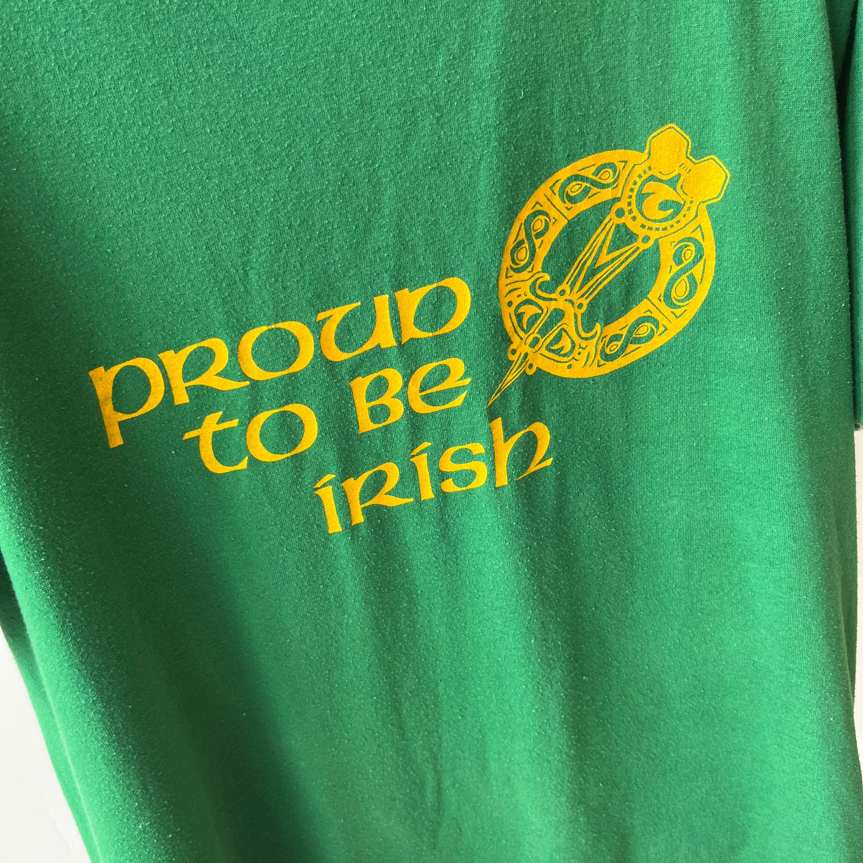 1980s Proud to Be Irish T-Shirt