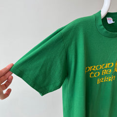 1980s Proud to Be Irish T-Shirt