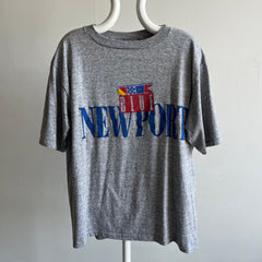 1990s Newport Blue Soft and Slouchy T-Shirt