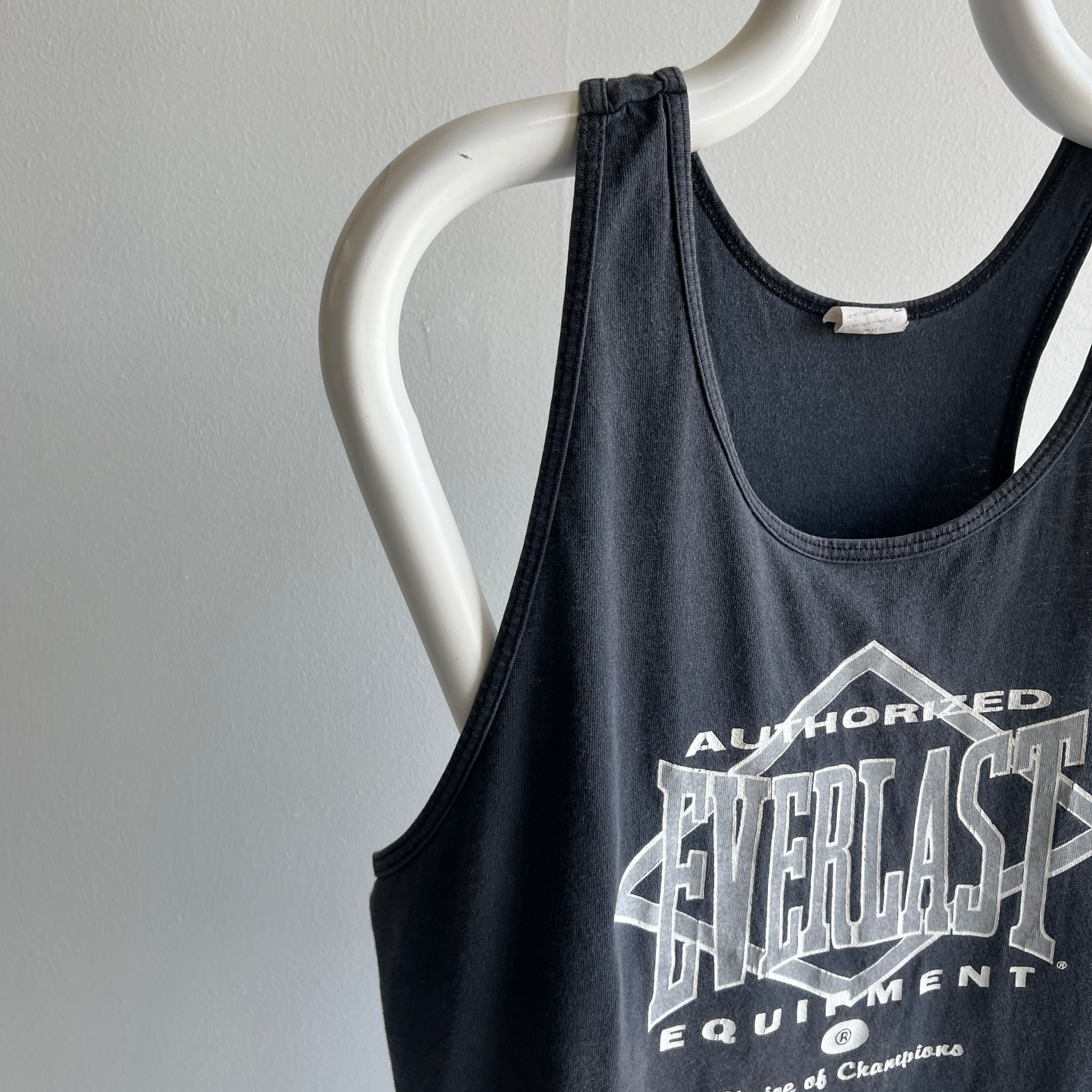 1980s Faded Cotton Everlast Tank Top - Remember Them???