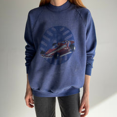 1990s DIY Formula 3 or 4? Race Car Sun Faded Sweatshirt