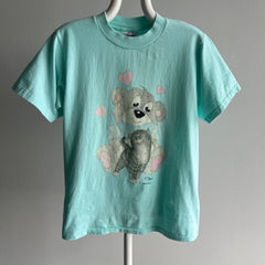 1980/90s Teddy Bear and Sweet Little Kitten T-Shirt