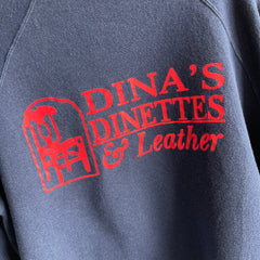 1990s Dina's Dinette & Leather Front and Back Sweatshirt