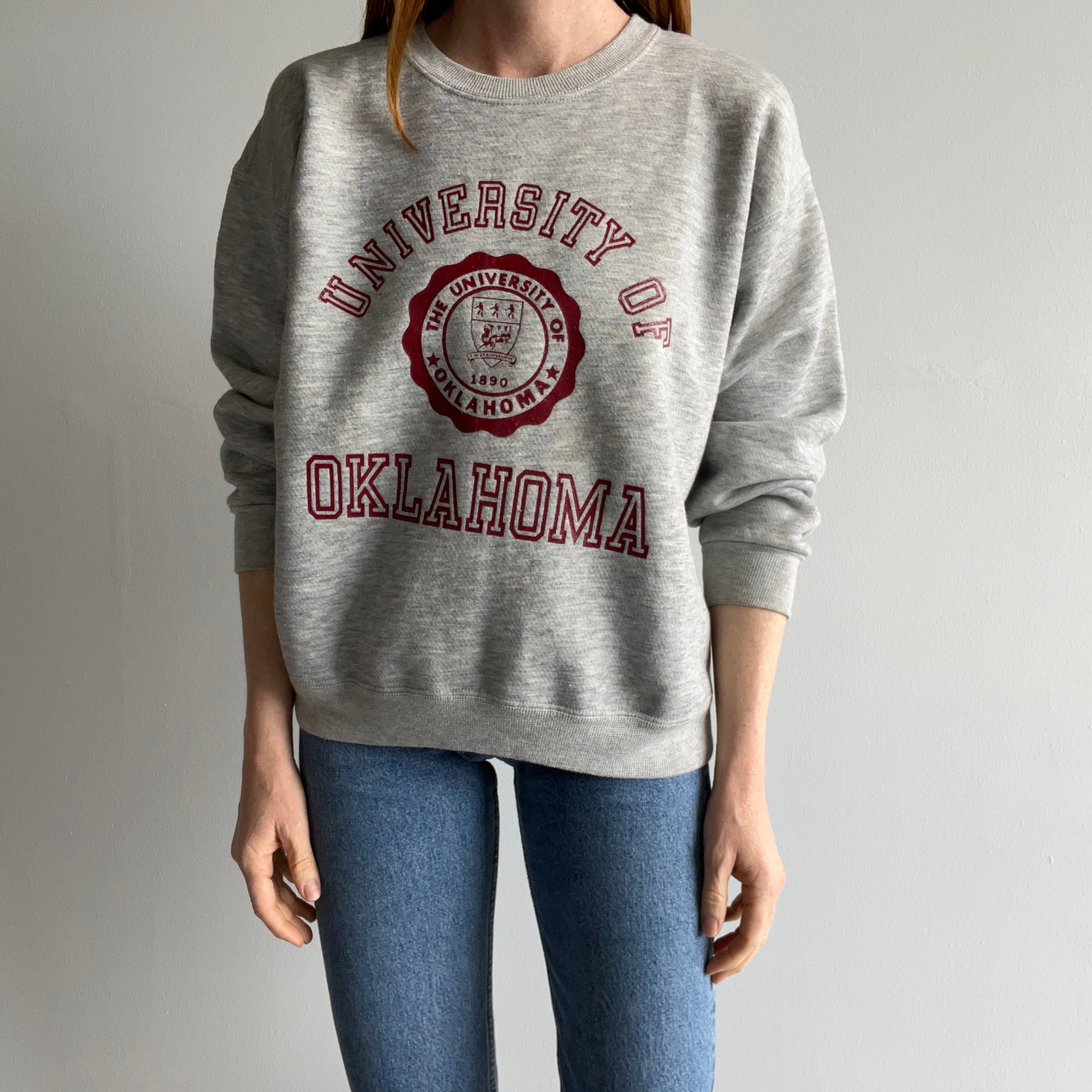 1980s University of Oklahoma Sweatshirt by Jansport (But Really Bassett Walker)