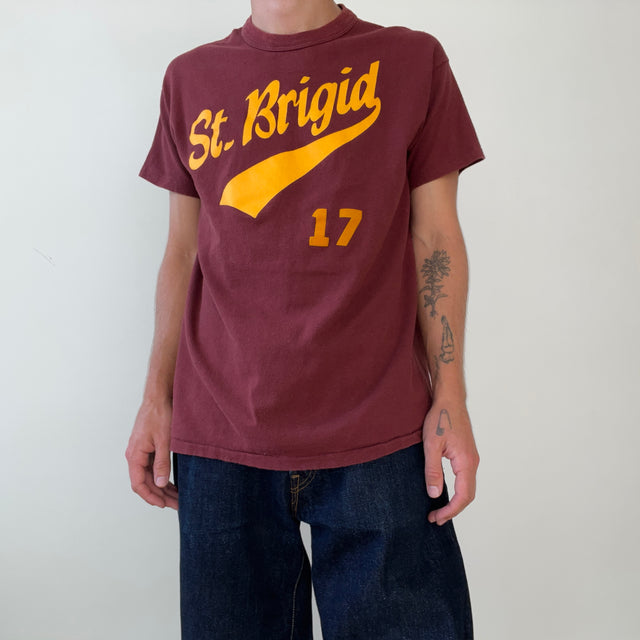 1980s St. Brigid Mish #17 Russell Athletic Shirt