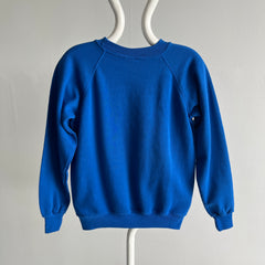 1980s Royal Blue Barely Worn Raglan by Hanes !!!