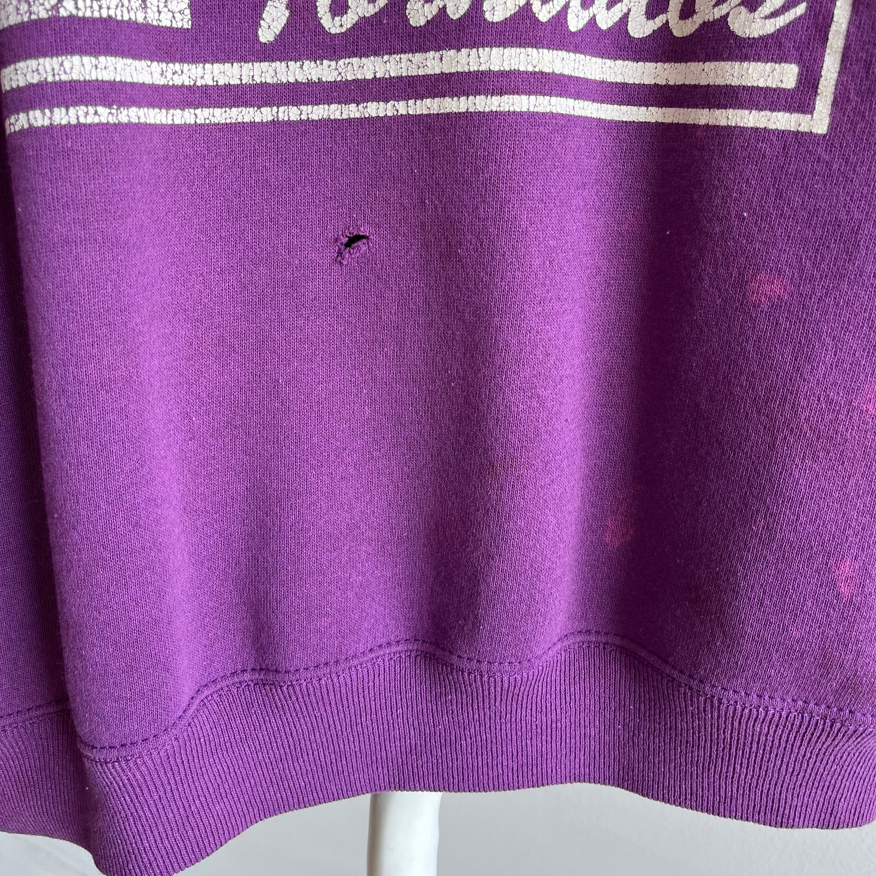 1980s Norwhich Purple Tornados Sweatshirt