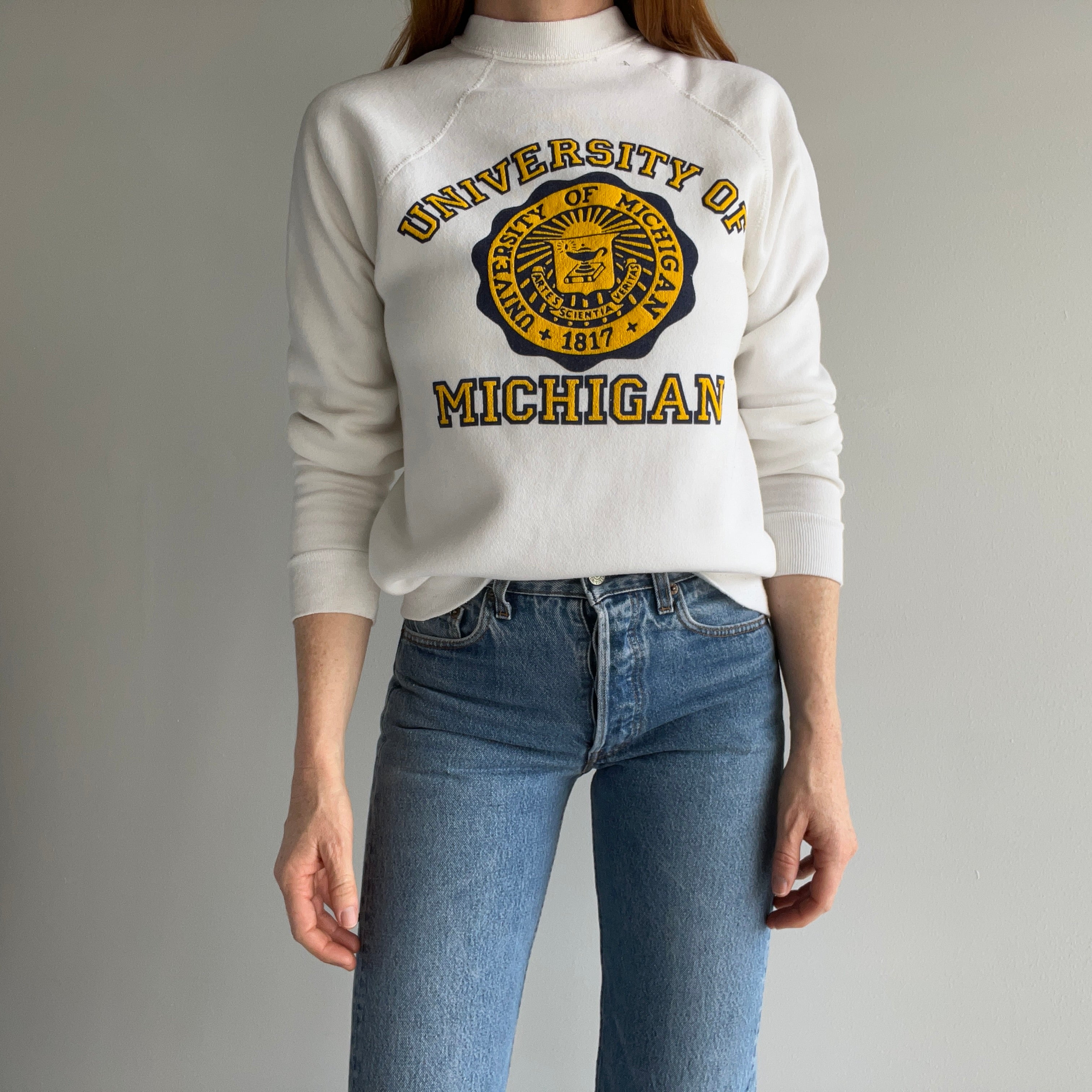 1970/80s University of Michigan Classic University Sweatshirt