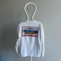 1980s Alpine Meadows Professional Ski Patrol Good Doggos Long Sleeve Cotton T-Shirt