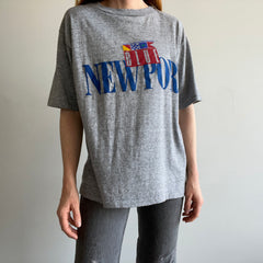 1990s Newport Blue Soft and Slouchy T-Shirt