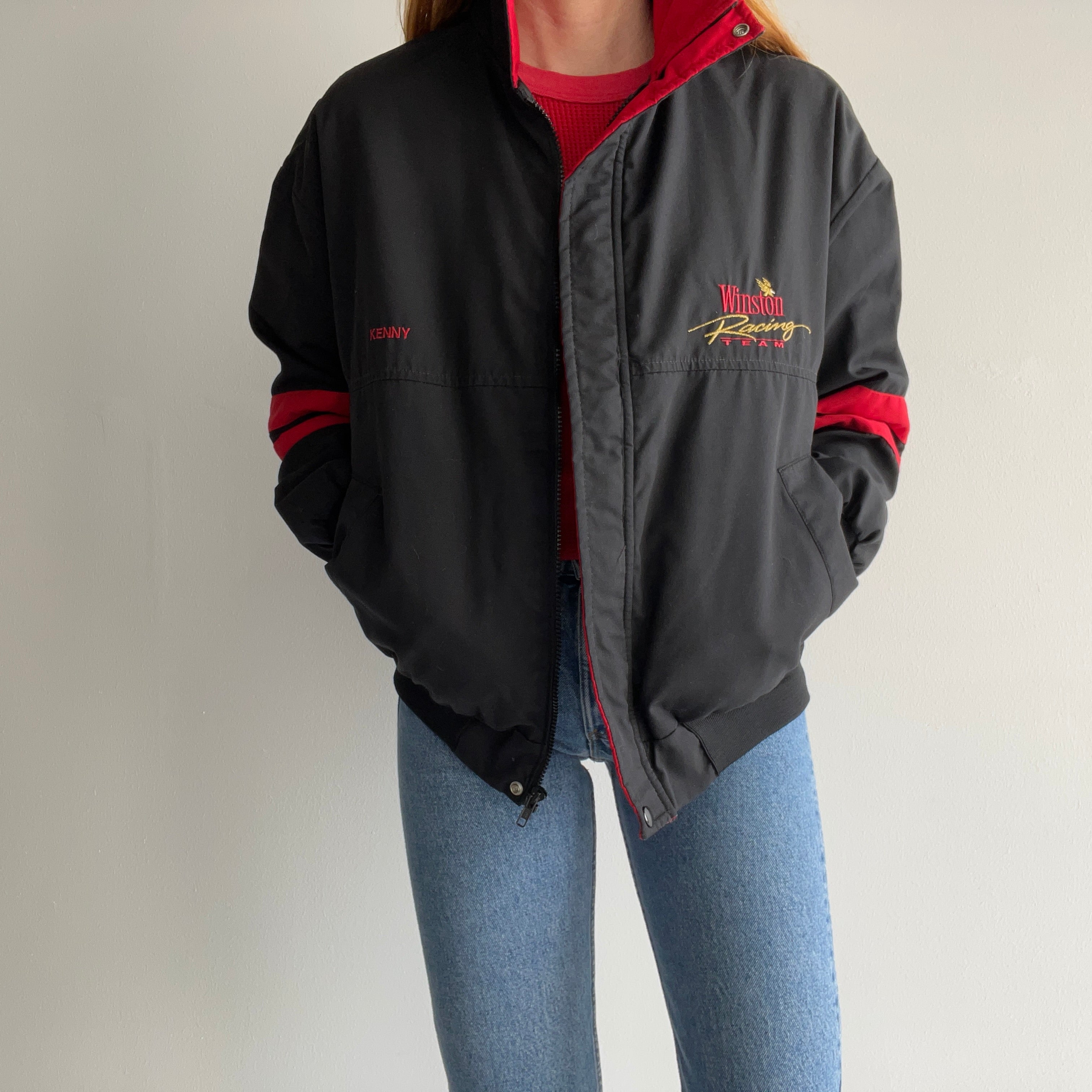 1990s Kenny's Winston Racing Zip Up Windbreaker