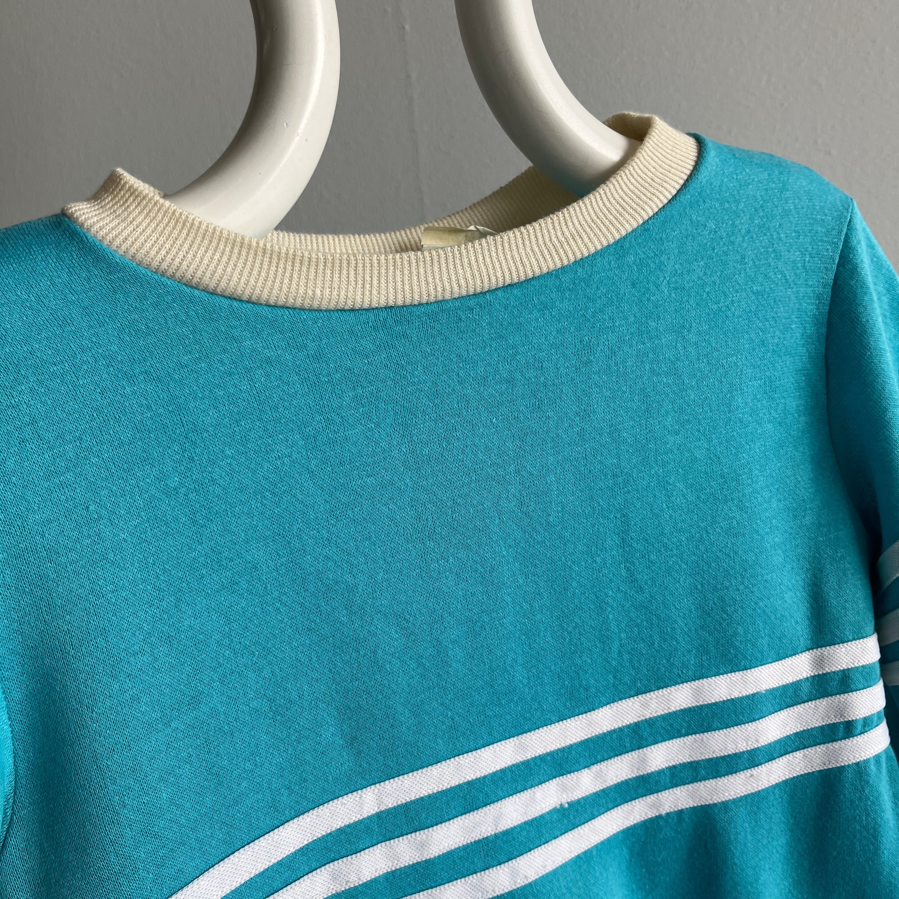 1970/80s Lightweight Smaller Triple Stripe Sweatshirt