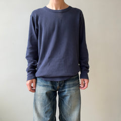 1980s Navy Faded Thermal Shirt