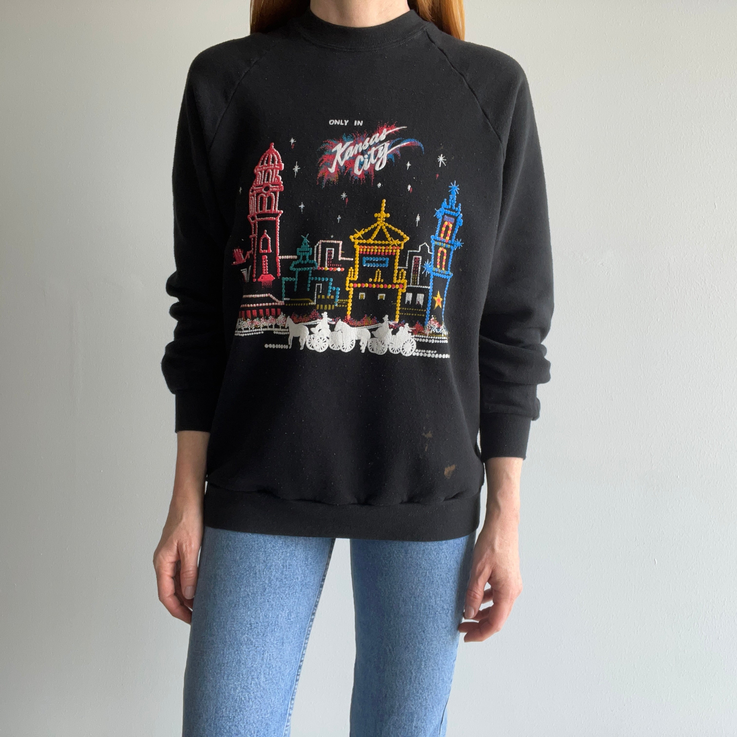 1980s Kansas City Graphic Sweatshirt