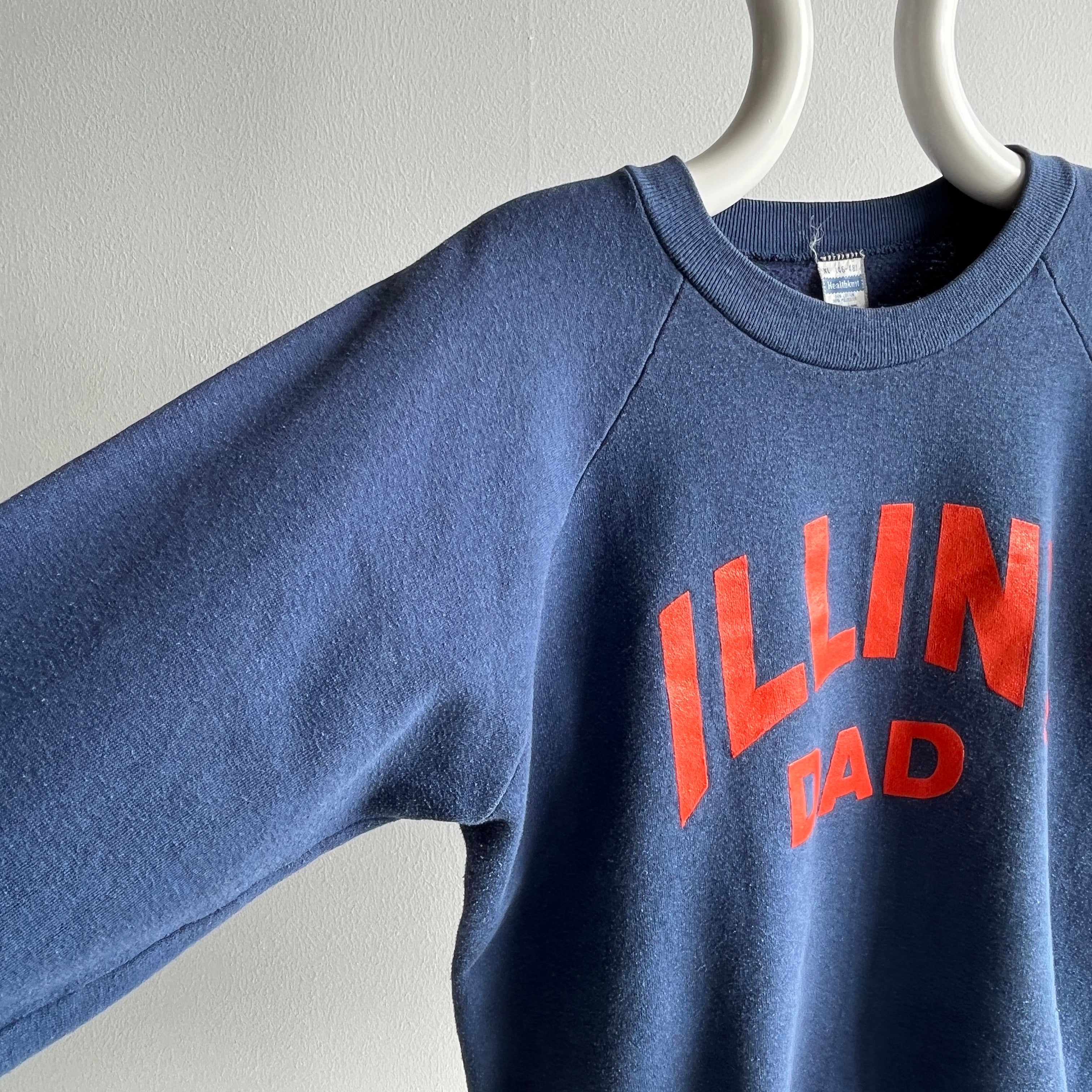 1980s Illini Dad Rad Sweatshirt by Healthknit