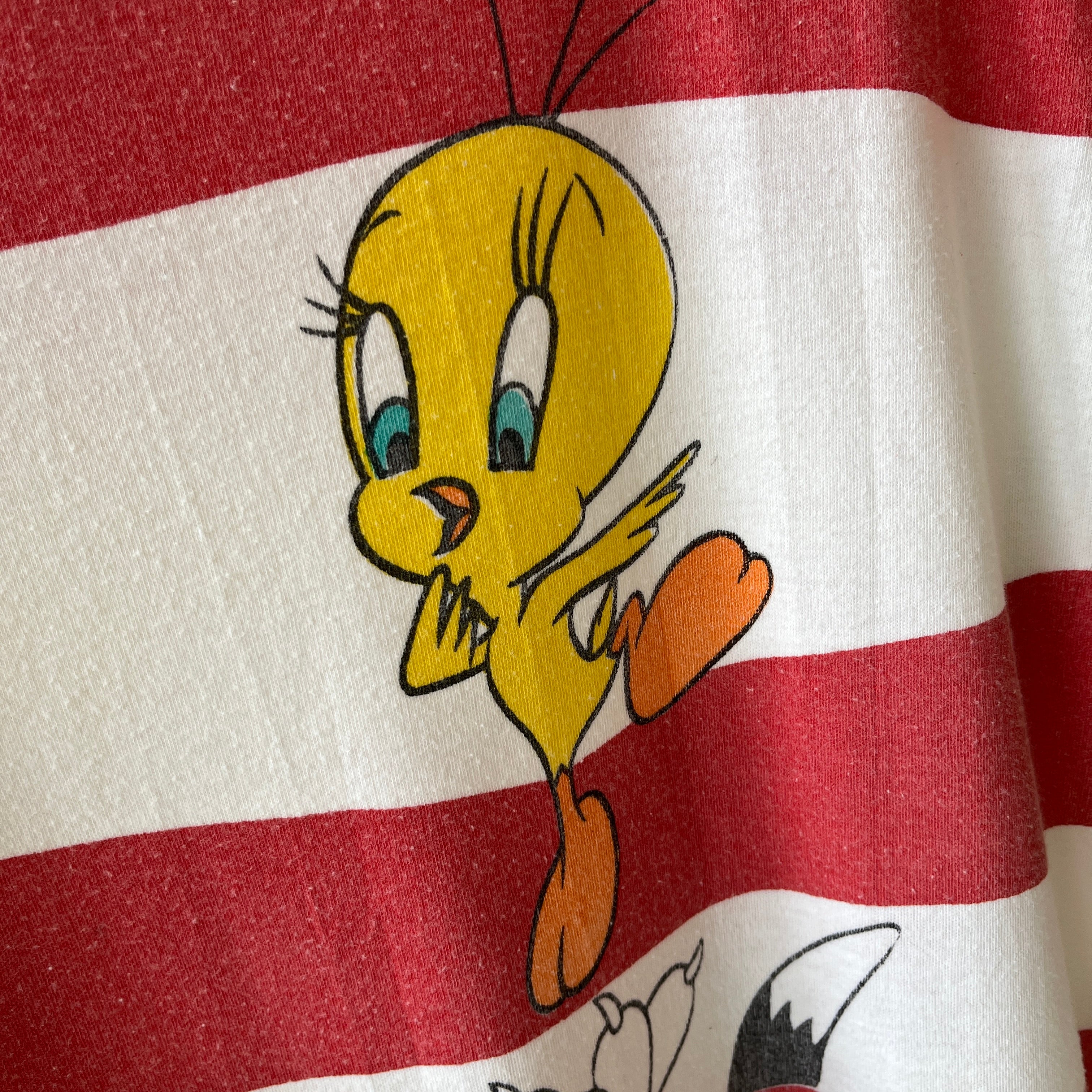 1980s Sylvester and Tweety Bird T-Shirt (Front and Back)