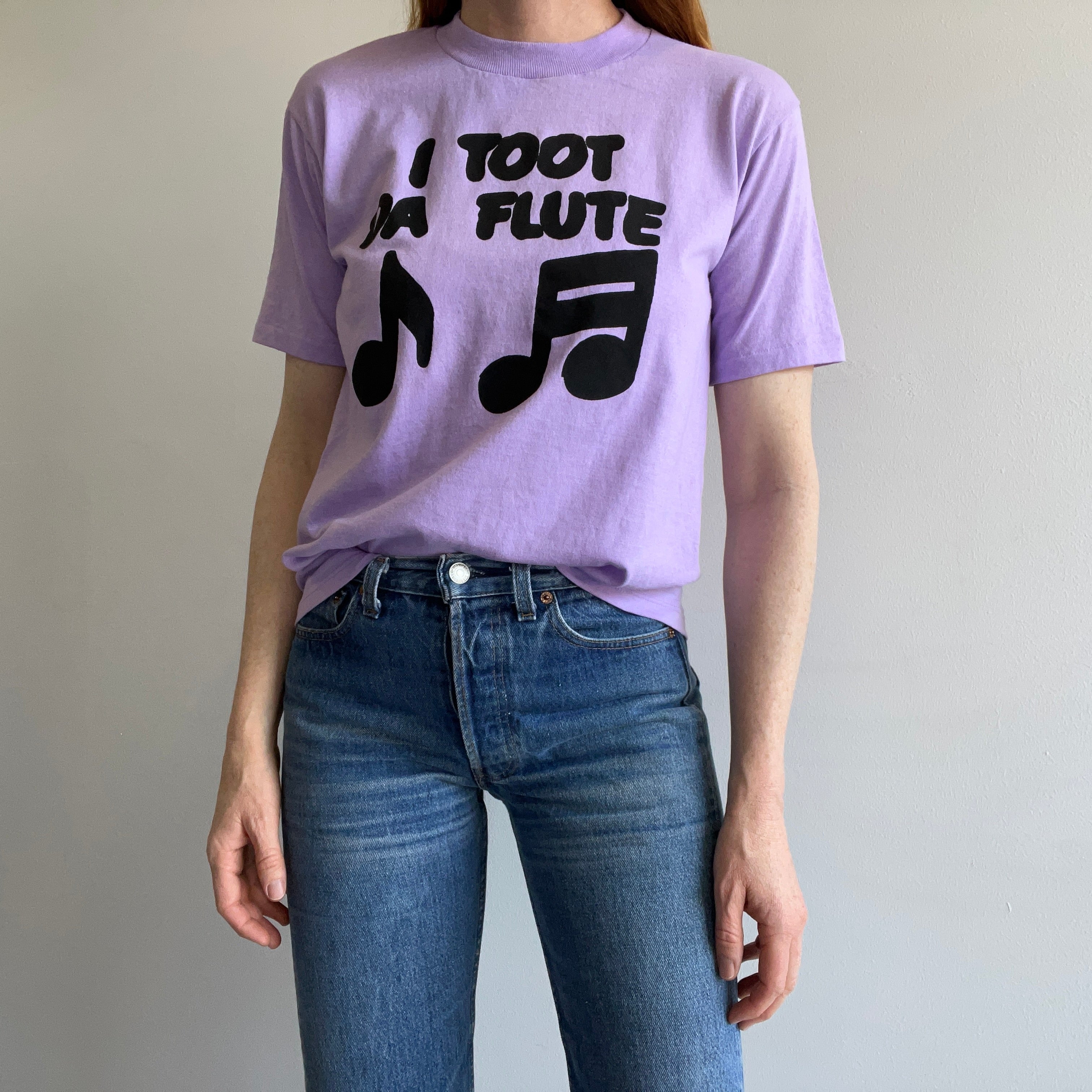 1980s I Toot Da FLute T-Shirt