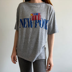 1990s Newport Blue Soft and Slouchy T-Shirt