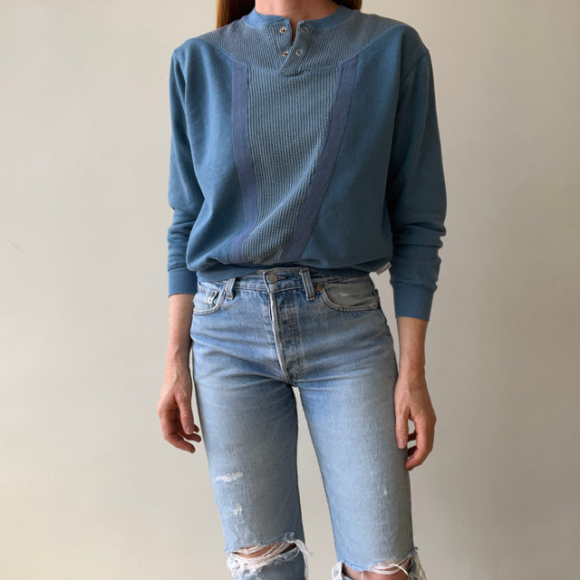1980s Ocean Pacific Thermal/Sweatshirt - Personal Collection Piece