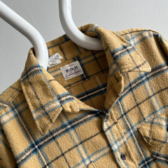 1970s Union Made Structured Cotton Flannel