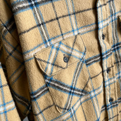 1970s Union Made Structured Cotton Flannel