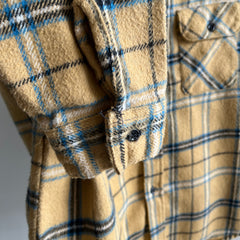 1970s Union Made Structured Cotton Flannel