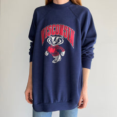 1980s University of Wisconsin Larger Sweatshirt