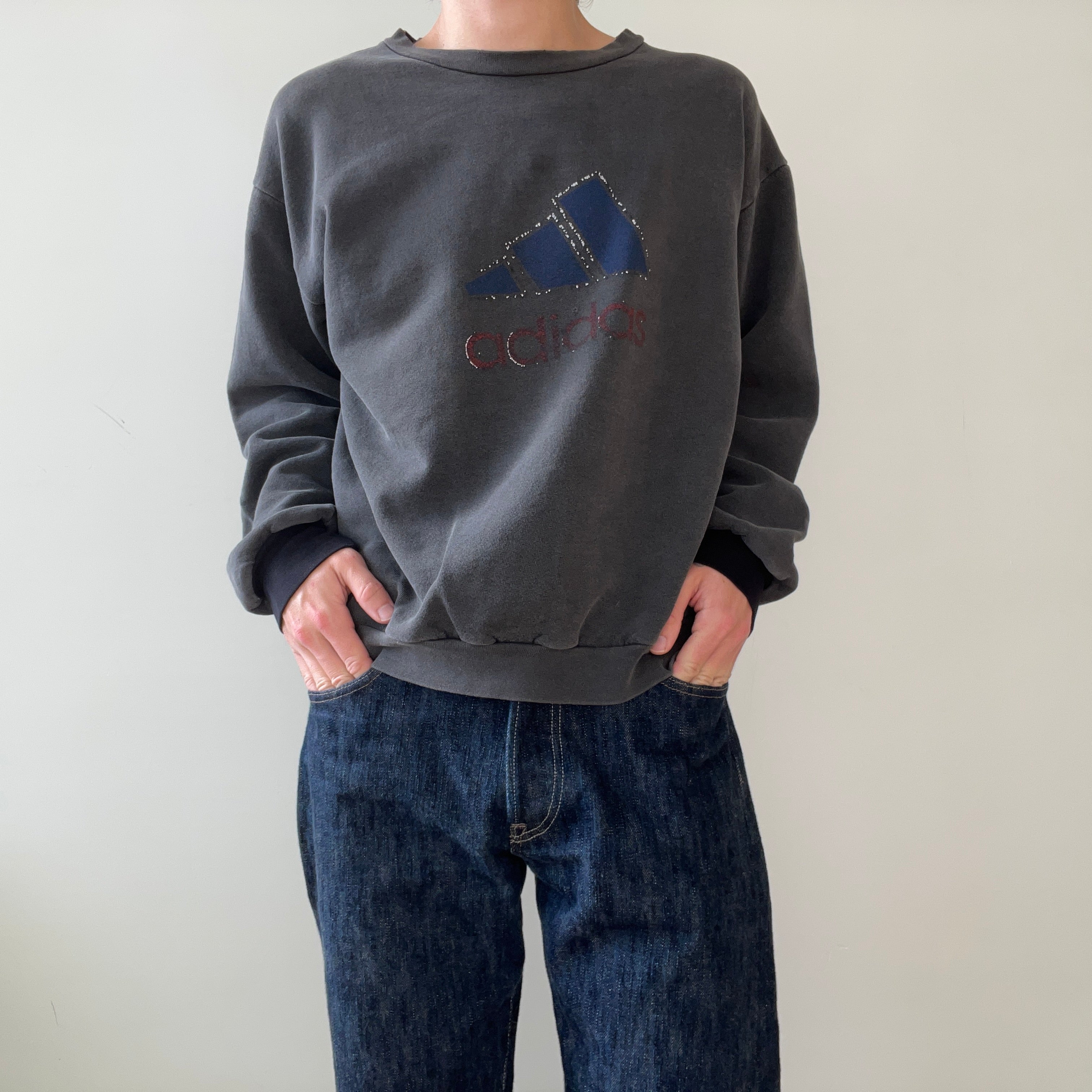 1980s Two Tone Adidas Sweatshirt